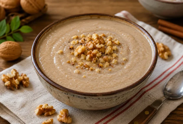 Intxaursaltsa creme noix pays basque recette authentique