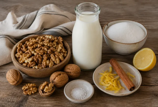 Recette intxaursaltsa ingrédients dessert basque traditionnel